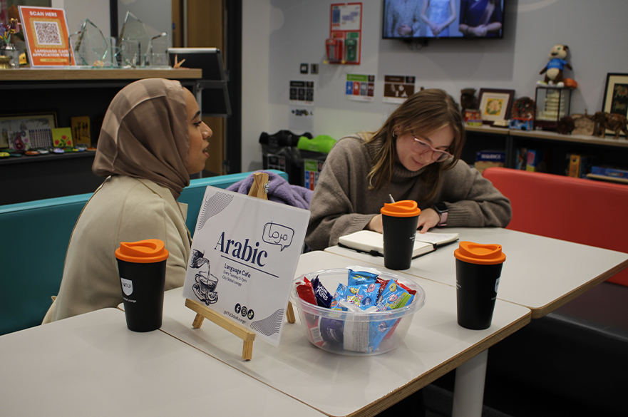 language cafe at ntu global lounge